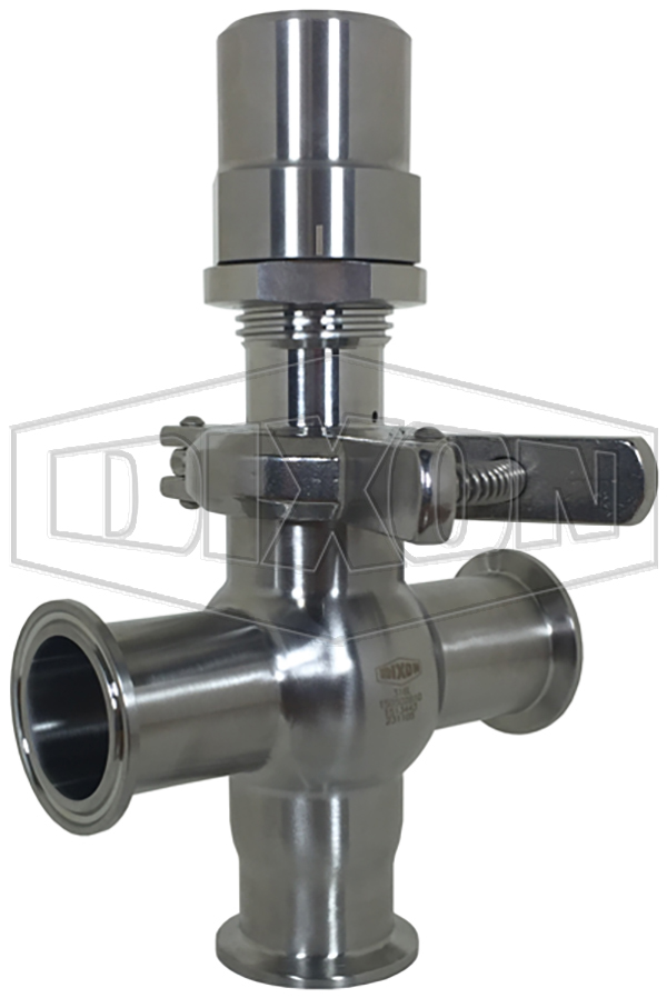 Dixon Sanitary Pressure Relief Valve T Style